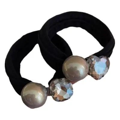 Pearl Hair Pony with High Elastic Band
