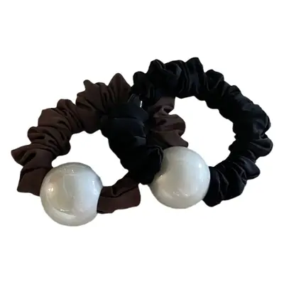 Black Pearl Vintage Hair Ring for Women