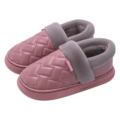 Women Winter Slip-On Fleece Lined Shoes Pink
