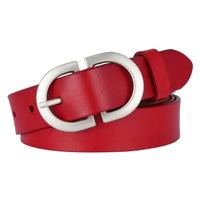 Cross-Border Genuine Leather Belt Women Casual Pin Buckle