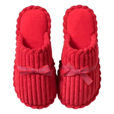 Birth year cotton slippers men's winter indoor home wedding bridegroom New Year festive red couple home women