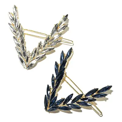 Korean-style Crystal V-Back Bangs Clip for Girls