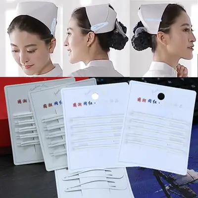 White Hair Clip BB Clip Steel Hairpin for Bangs Side