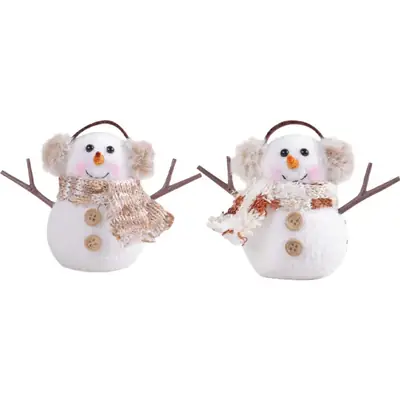 Glowing Snowman Doll for Kids Christmas Gift 30g