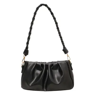 Trendy Brown Pleated Shoulder Bag for Women 2023