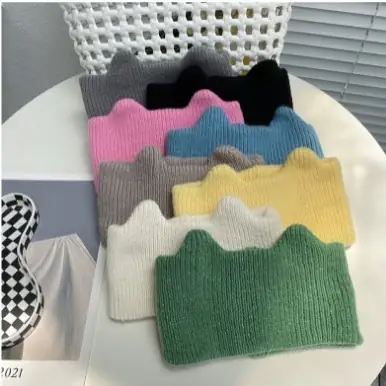 New Knitted Face Cover for Women Warm Korean Style