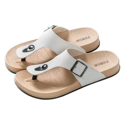 Summer flip flops men's outdoor wear all-match thick bottom non-slip outdoor wear-resistant flip-flops men's shoes