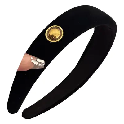Little Red Book Black Gold Skull Top Headband