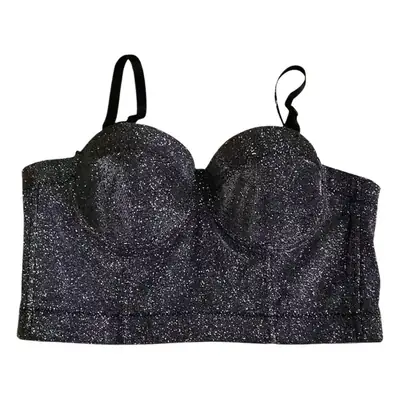 Sexy Glitter Strapless Corset Plus Size