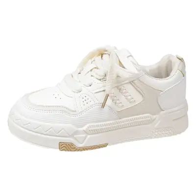 Women's Trendy White Sneakers 2025 Spring Casual Sports