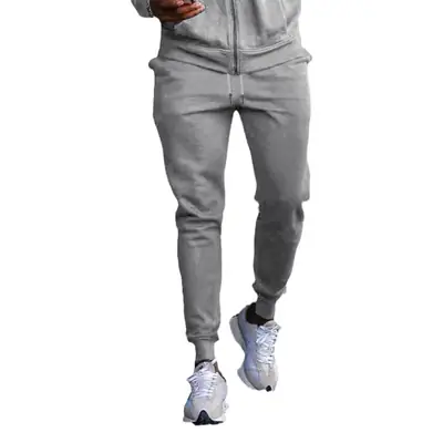 2025 Men's Blue Casual Pants with Zip Front