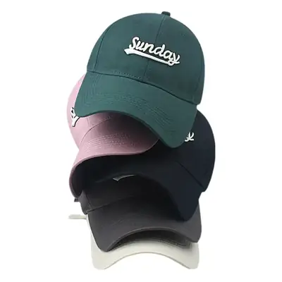 Men Baseball Cap Green Black Pink Wide Brim High Top