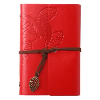 Green Vintage Leaf Notebook A6 A7 Strap