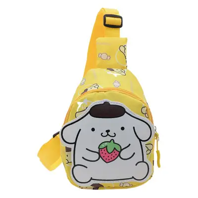 Hello Kitty Cartoon Nylon Shoulder Bag Pink 2023