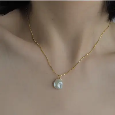 Natural Baroque Pearl Necklace for Women