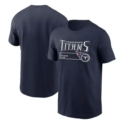 Men Navy Blue Tigers Cross Border Rugby T-Shirt Large