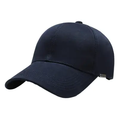 Men's Black Baseball Cap with Brand Logo