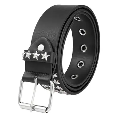 Black Five-Point Star Rivet Belt for Women
