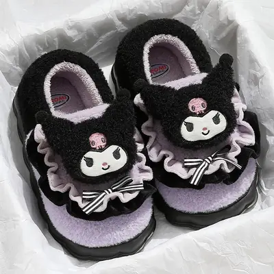 Coolomi cotton slippers women's winter thick bottom indoor home genuine goods cartoon cute Sanrio slippers women's wholesale