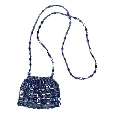 Shiny Sequin Handbag with Chain Strap