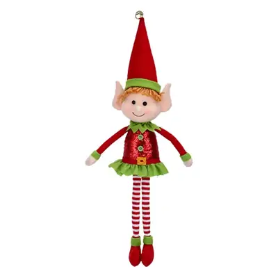 Christmas Elf Window Decor for Kids 65cm Long Legged
