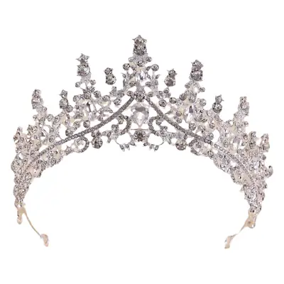 Crystal Bridal Crown Headband for Women Wedding Accessories