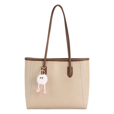 Women's Brown Leather Tote Bag Large Capacity 2023
