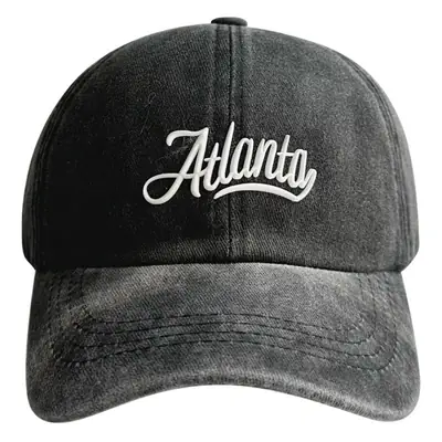 Letter Washed Parent Child Caps Set of 6