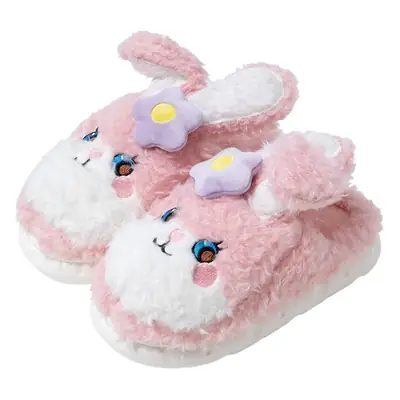 Nanbowan cotton slippers women's autumn and winter cute rabbit indoor home fleece-lined warm thick furry slippers wholesale