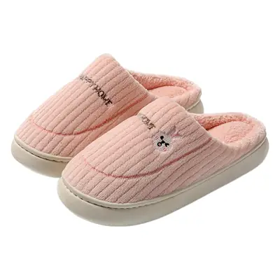 New Style Cotton Slippers with a Stepping-On-Clouds Feel for Men, Winter Indoor Warm Slippers for Women, Home Plush Cotton Slippers
