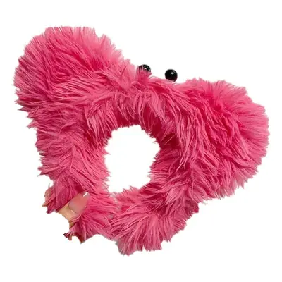 Furry Heart Ear Headband for Girls Cute Doll Headband