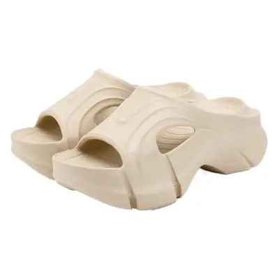 Women's Beige Thick Heel Sandals Outdoor
