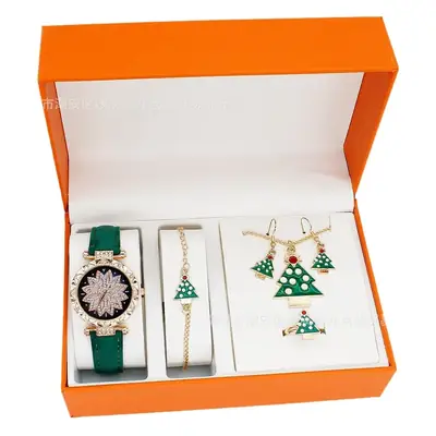 Christmas Gift Set for Women's Watch & Jewelry