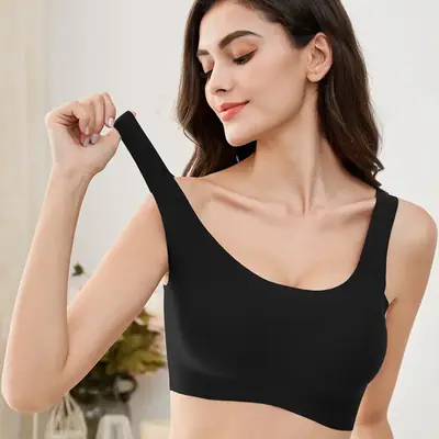 Quality bras sports vest bra seamless bra underwear women's bra without steel ring breast cup generation one piece