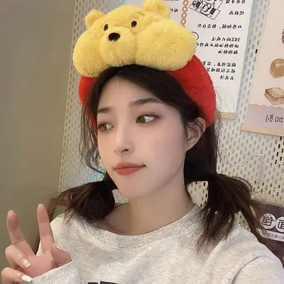 Xiaoni Bear Headband 10cm Soft毛绒