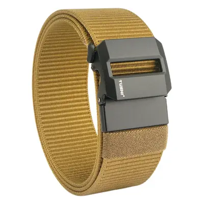 Men's 5CM Black Nylon Belt Automatic Buckle Military Training