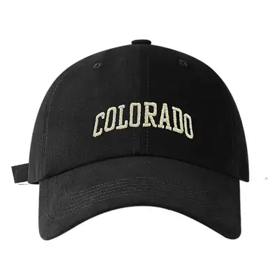 Colorado Letter Embroidered Baseball Cap Red