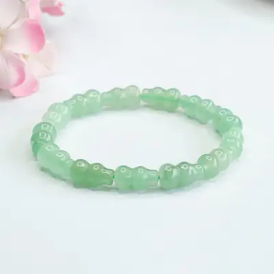 Green Jade Gourd Bracelet for Women Men