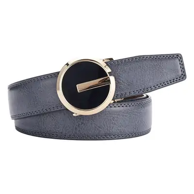 Men's Genuine Leather Belt with Automatic Buckle