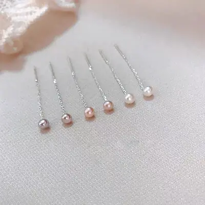 S925 Pearl Earrings for Women Anti-Allergy Mini
