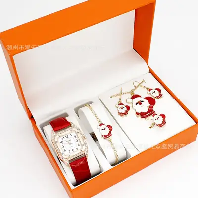 Christmas Gift Set for Women's Watch & Earrings