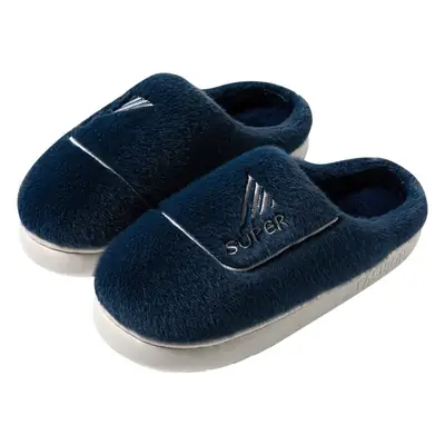 New Men's plus size cotton slippers winter home room velvet thickened thermal slippers men's wholesale one-piece delivery