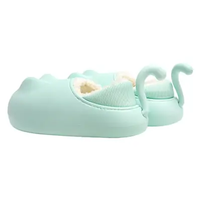 Personalized outdoor soft-soled cotton-padded shoes women's height increasing 2023 new fleece-lined thickened cotton slippers warm women's shoes