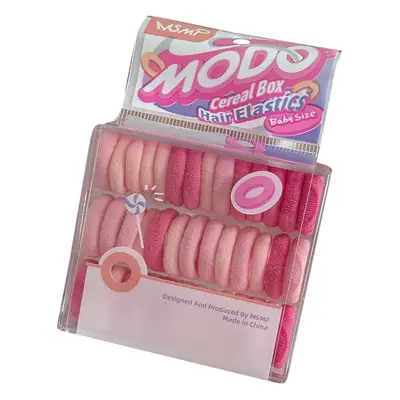 40 Pack of Colorful Rubber Hair Ties for Girls