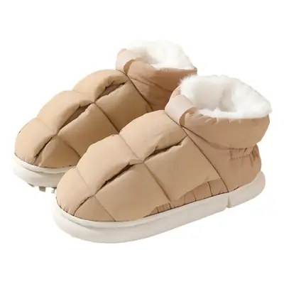temu floor slippers corduroy non-slip home shoes in stock one-piece delivery warm toe couple warm cotton shoes