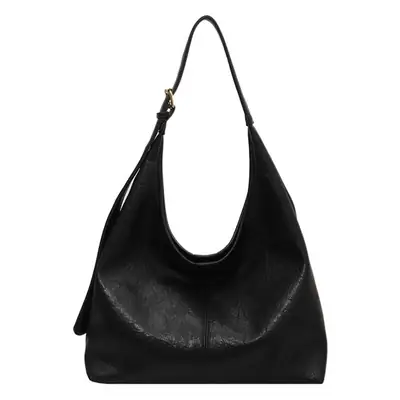 Women Retro Bucket Bag Brown Leather Large Capacity 2023