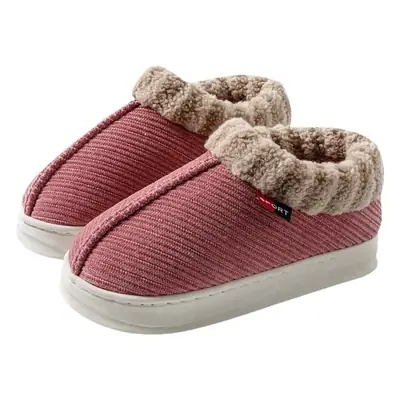 Women Winter Cotton Slippers with Fleece Lining