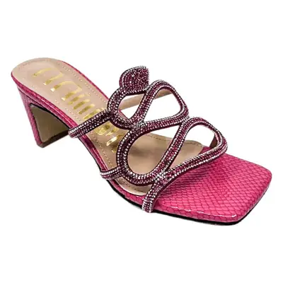 Blue High Heeled Sandals for Women Large Size