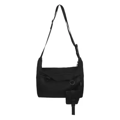 Men's Black Japanese Messenger Bag Large Capacity