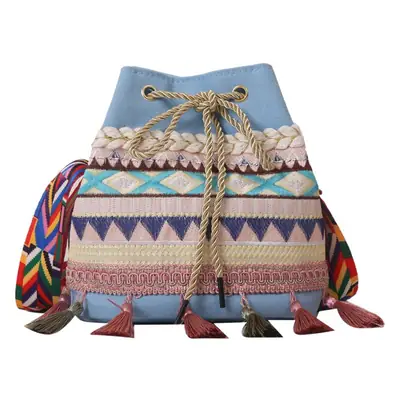 2023 Korean Style Tassel Crossbody Bag Brown